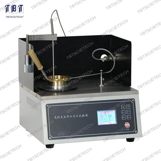 Cleveland Open Cup Flash Point Tester LCD display