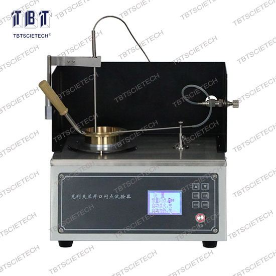 Cleveland Open Cup Flash Point Tester LCD display
