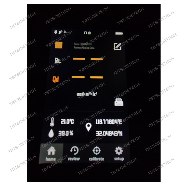 Retroreflectometer for Road Marking with RL & Qd Value